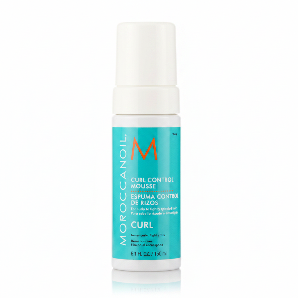 Moroccanoil Curl Control Mousse - White Background