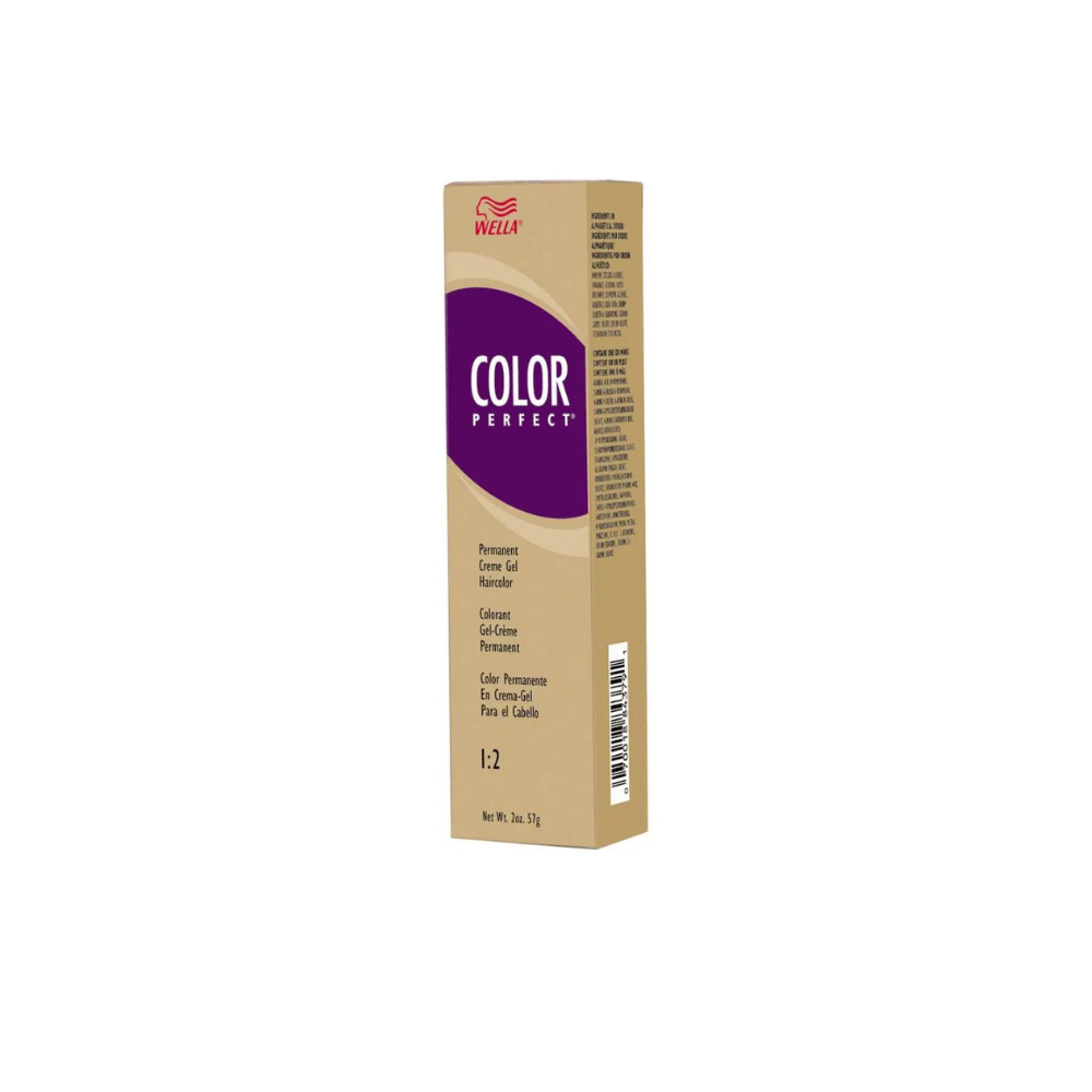Wella Color Perfect Permanent Creme Gel Haircolor 3/0 Dark Brown ...