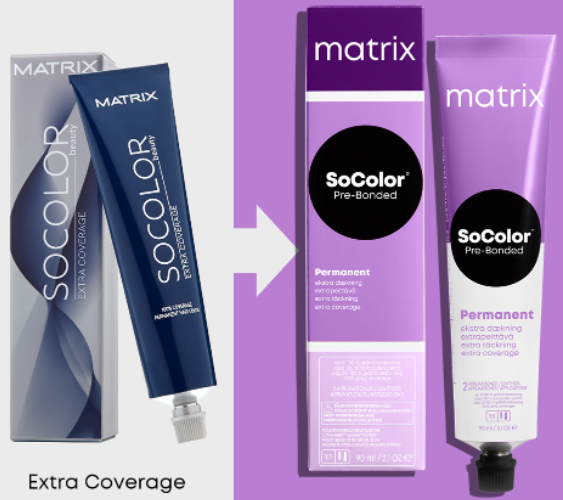 Matrix SoColor Pre-Bonded Extra Coverage Permanent Hair Color